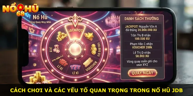 Cách chơi và các yếu tố quan trọng trong nổ hũ JDB