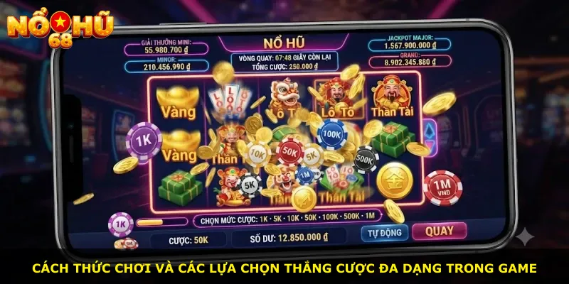 Cách thức chơi và các lựa chọn thắng cược đa dạng trong game