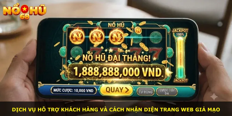 Dịch vụ hỗ trợ khách hàng và cách nhận diện trang web giả mạo