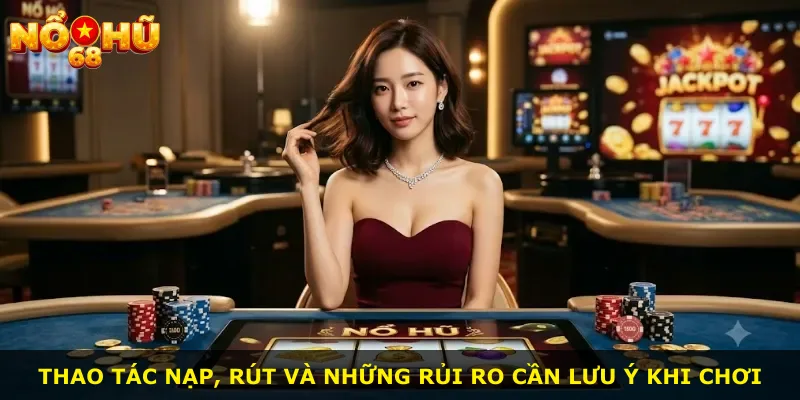 Thao tác nạp, rút và những rủi ro cần lưu ý khi chơi