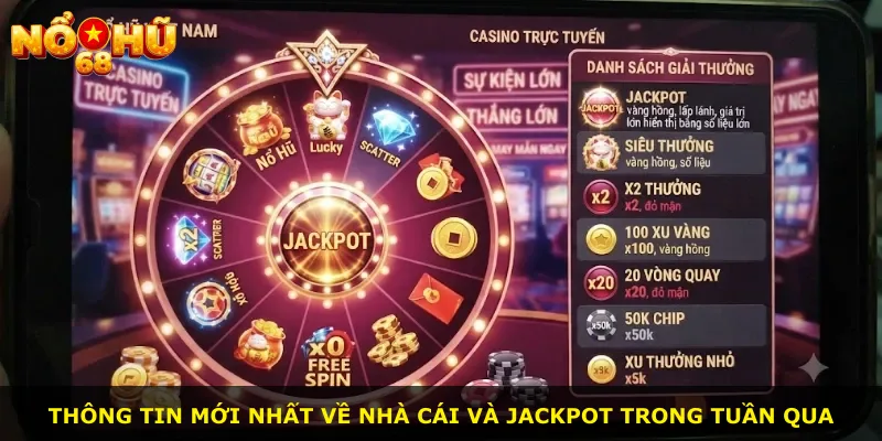 Thông tin mới nhất về nhà cái và jackpot trong tuần qua